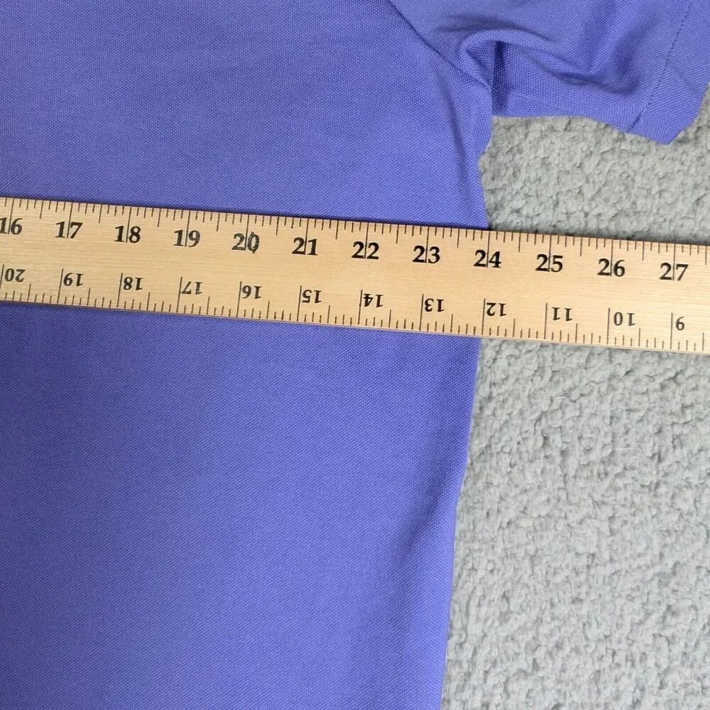 RLX Ralph Lauren Polo Shirt Mens Size Extra Large Purple Solid Golf Polo